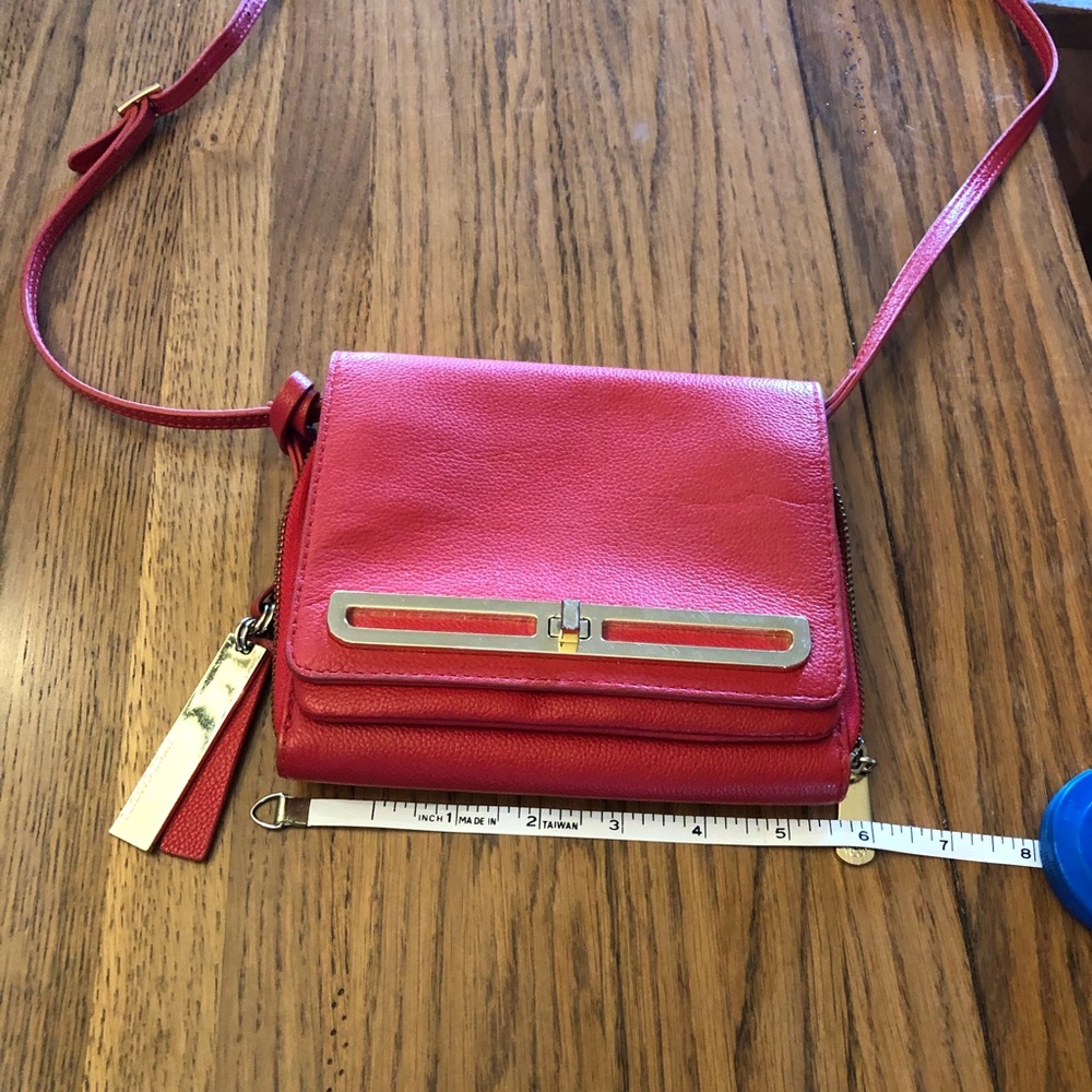 Orangish red Vince Camuto crossbody